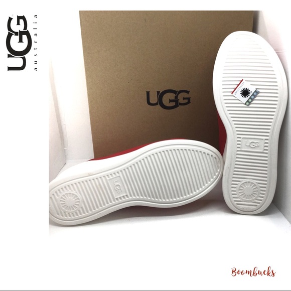 Ugg Neutra Red Chunky Sneakers - Picture 10 of 15